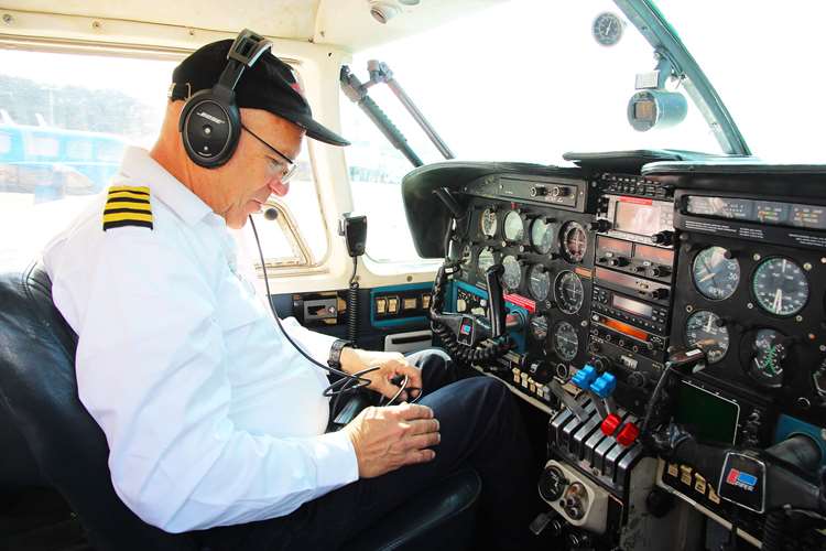 the cockpit of experimental plane - LifeAir